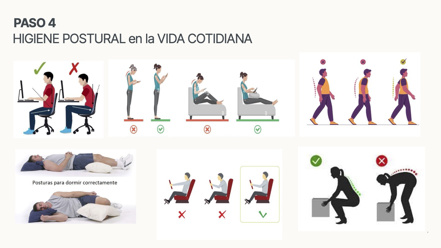 Postura, alineación y prevención de molestias